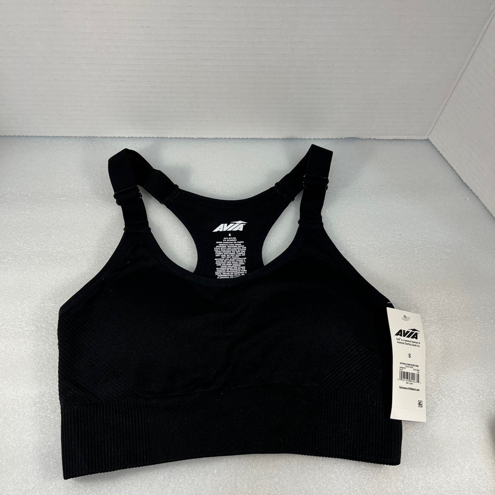 Sports Bras (set 2 bundle) size SMALL (4-6) Both are black: NEW - Picture 4 of 9